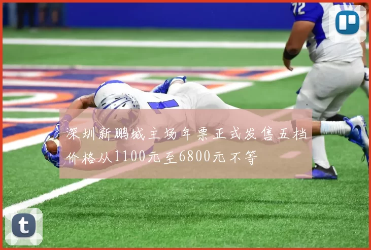 深圳新鹏城主场年票正式发售五档价格从1100元至6800元不等